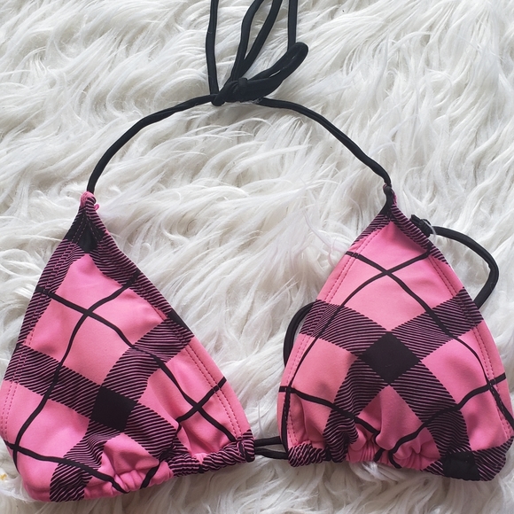 Ardene hot pink and black bikini - Picture 3 of 4